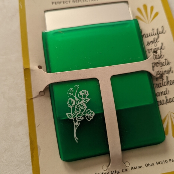 Vintage Accessories Deadstock Vintage Travel Mirror With Case